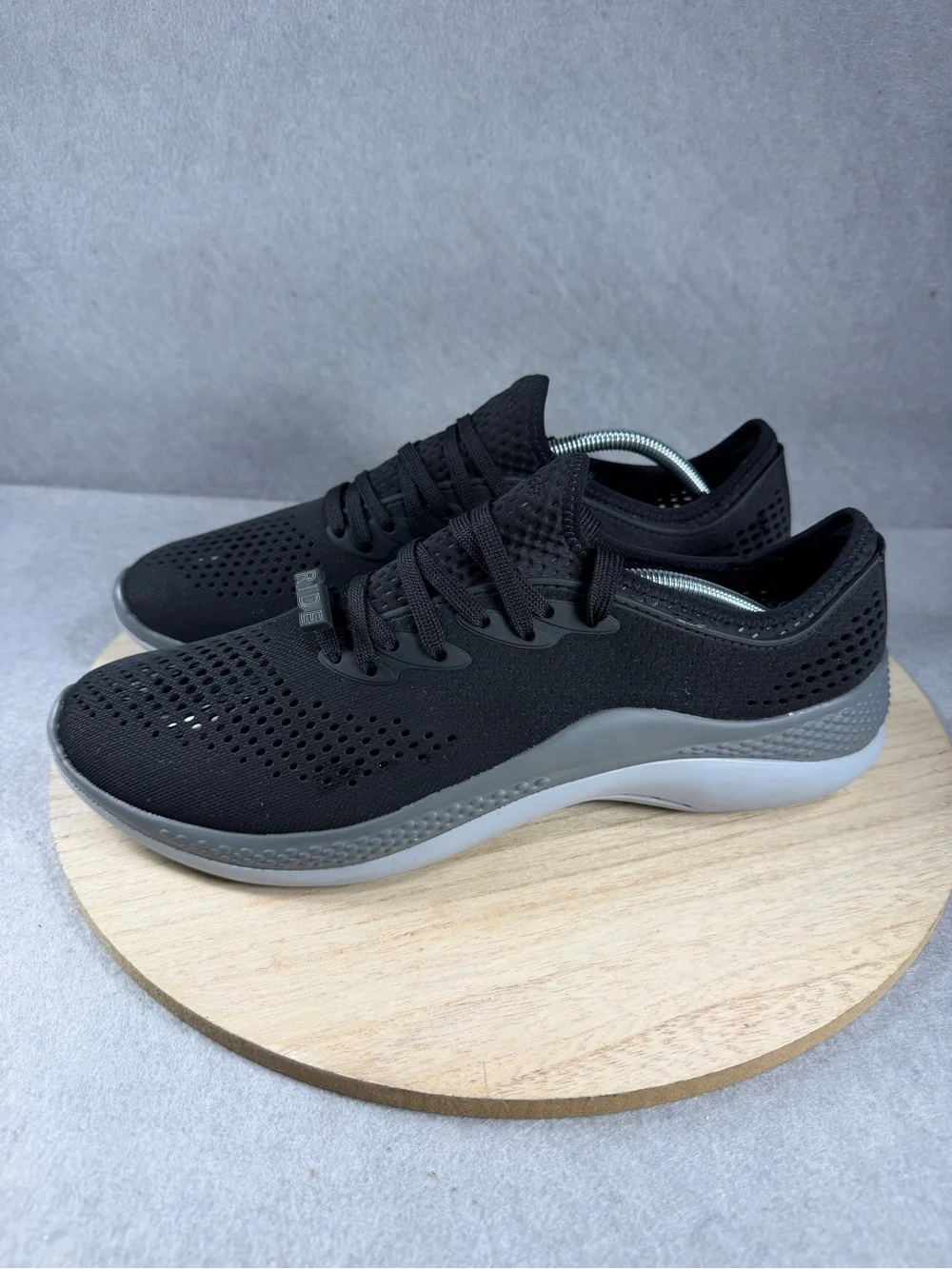Crocs LiteRide 360 Pacer Black Slate Gray Men's Size 12 Sneaker 206715
